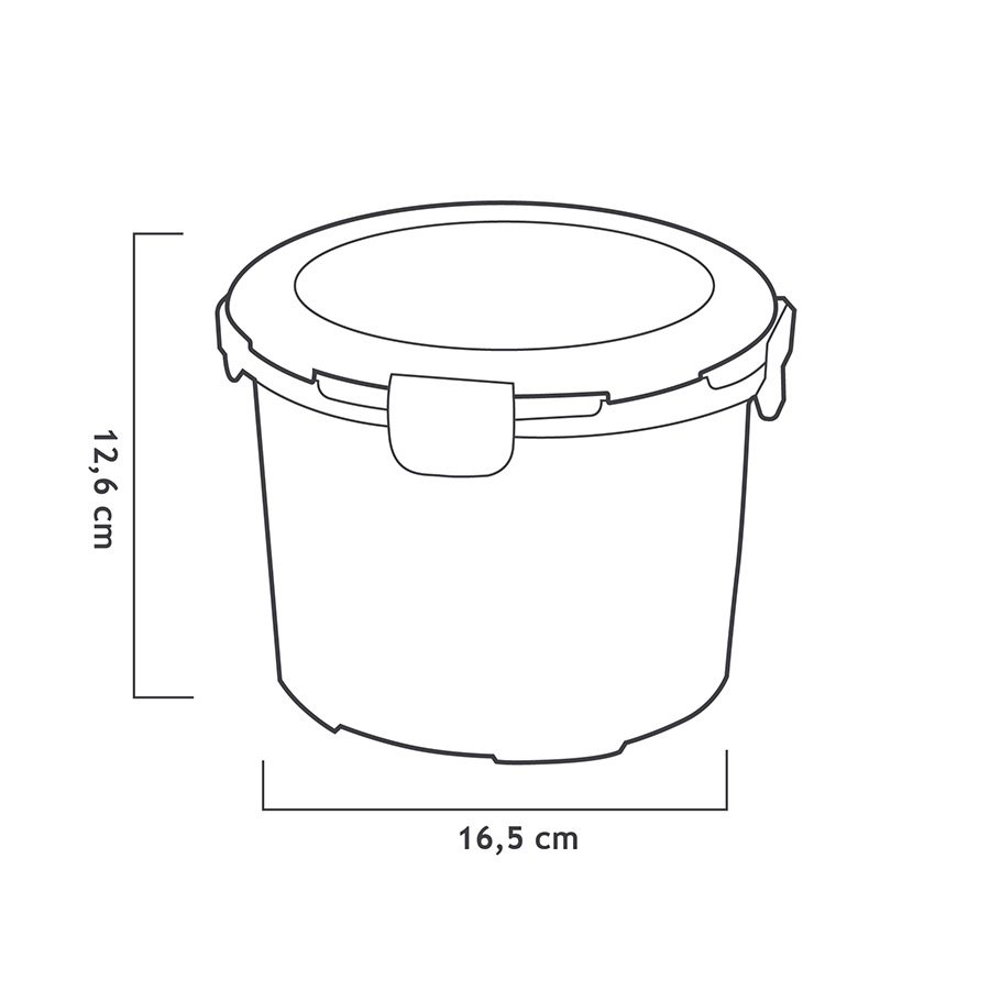 DOZA OKROGLA 1,7 L