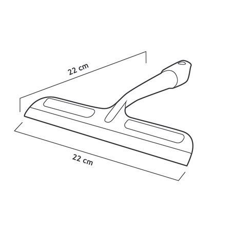 BRISALEC ZA TUŠ KABINO/STEKLA - RE-THINK