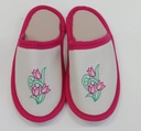 COPATI SOBNI - UMETNO USNJE / BLAGO Z VEZENINO (34-35) - LIMITED EDITION