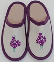 COPATI SOBNI - UMETNO USNJE / BLAGO Z VEZENINO (40-41) - LIMITED EDITION