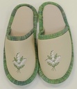COPATI SOBNI - UMETNO USNJE / BLAGO Z VEZENINO (42-43) - LIMITED EDITION