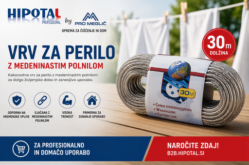[8016537000286] VRV ZA PERILO S POLNILOM MEDENINA 30 M
