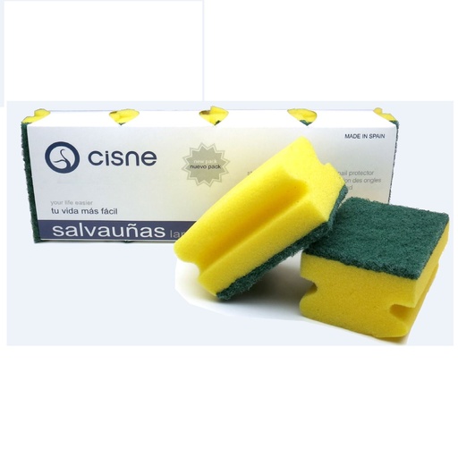 [8410347606346] ČISTILNA GOBICA Z ABRAZIVNO STRANJO 4/1